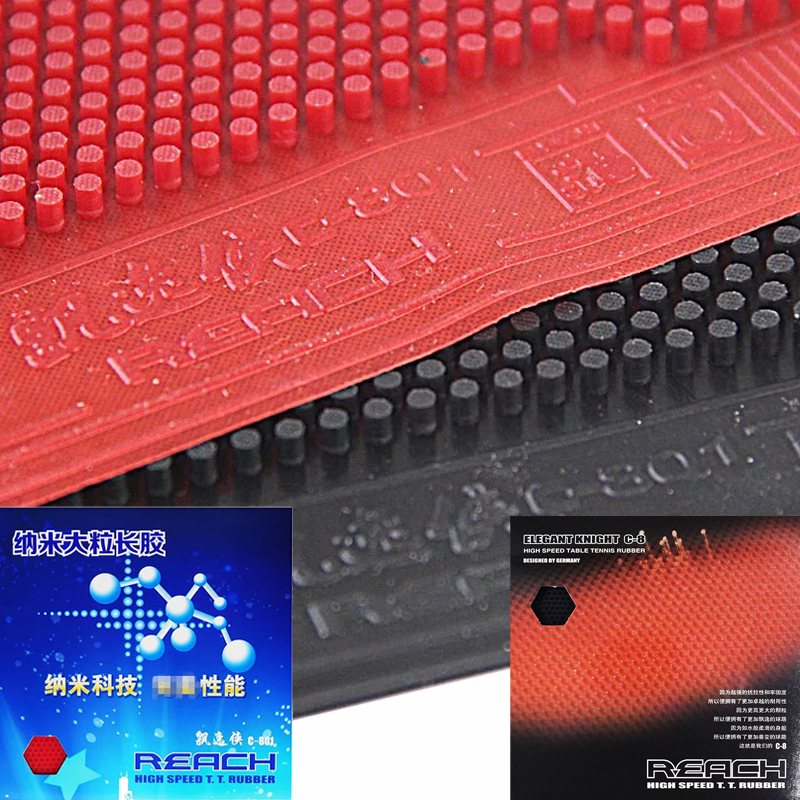 Table Tennis Games - Reach C-8 C-801 Table-tennis Rubber OX