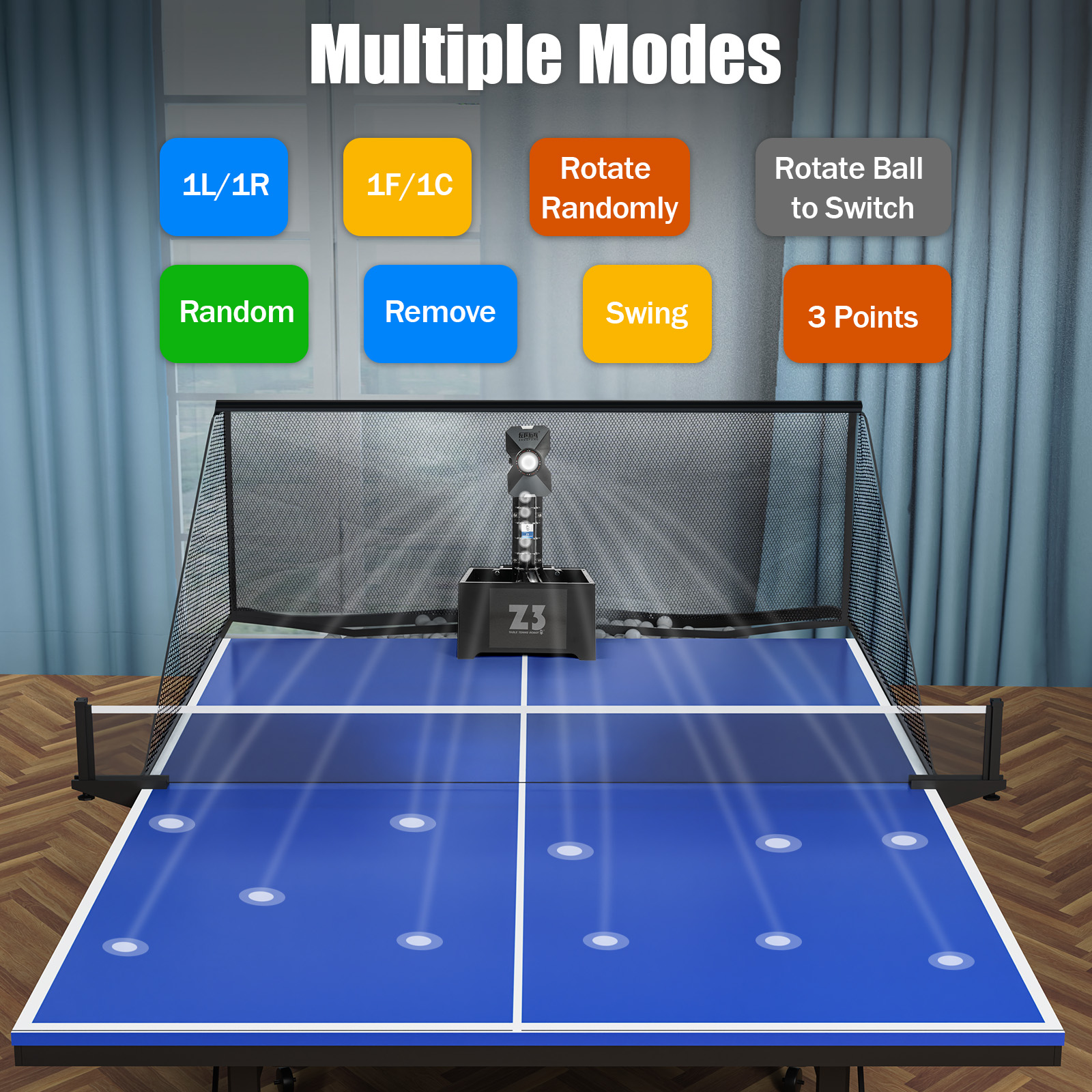 Table Tennis Robot with Net&10 - đánh giá và giá Table Tennis Vr