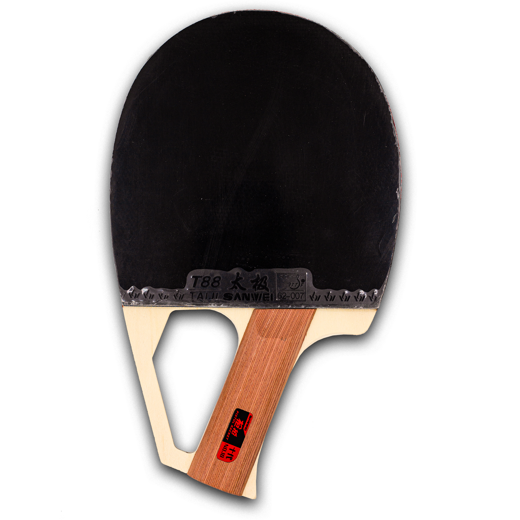 Sanwei 10th Pistol Racket Pre- - đánh giá và giá Table Tennis Is Played With A
