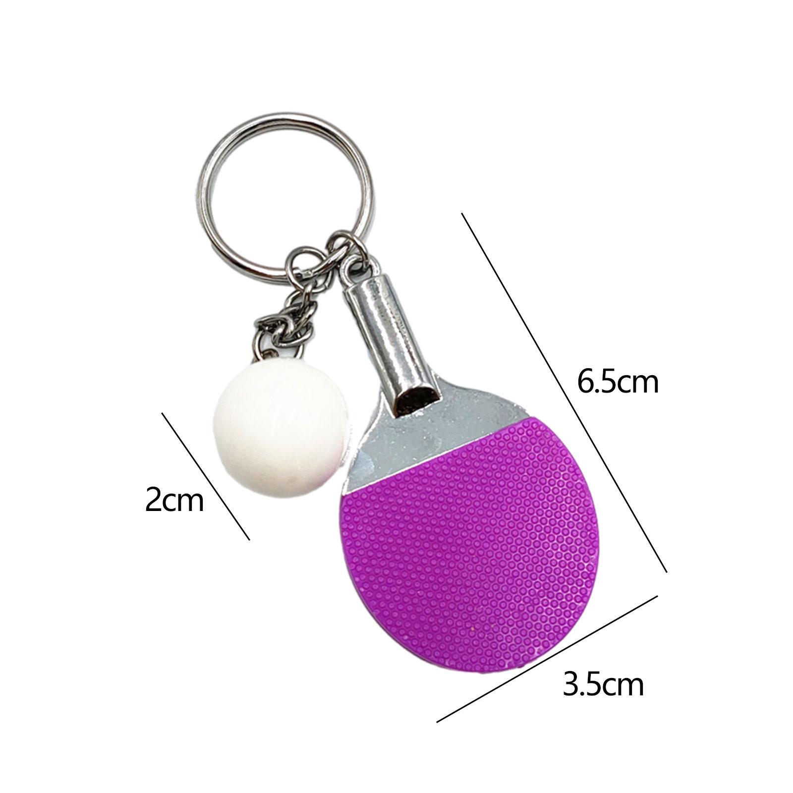 Cute Table Tennis Metal Keycha - đánh giá và giá Table Tennis Keychain