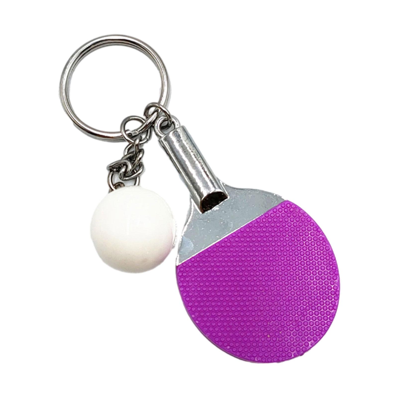 Cute Table Tennis Metal Keycha - đánh giá và giá Table Tennis Keychain