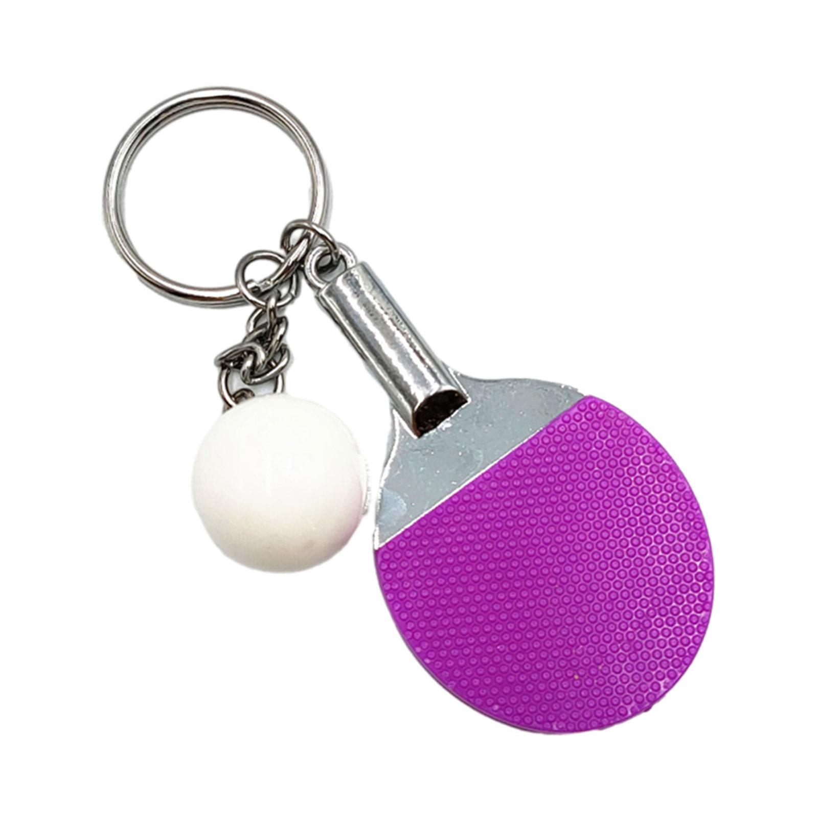 Cute Table Tennis Metal Keycha - đánh giá và giá Table Tennis Keychain
