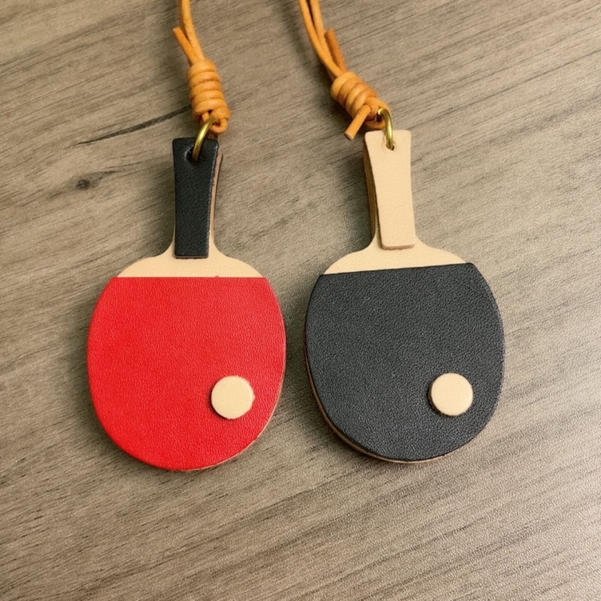 Genuine Leather Table Tennis K - đánh giá và giá Table Tennis Keychain