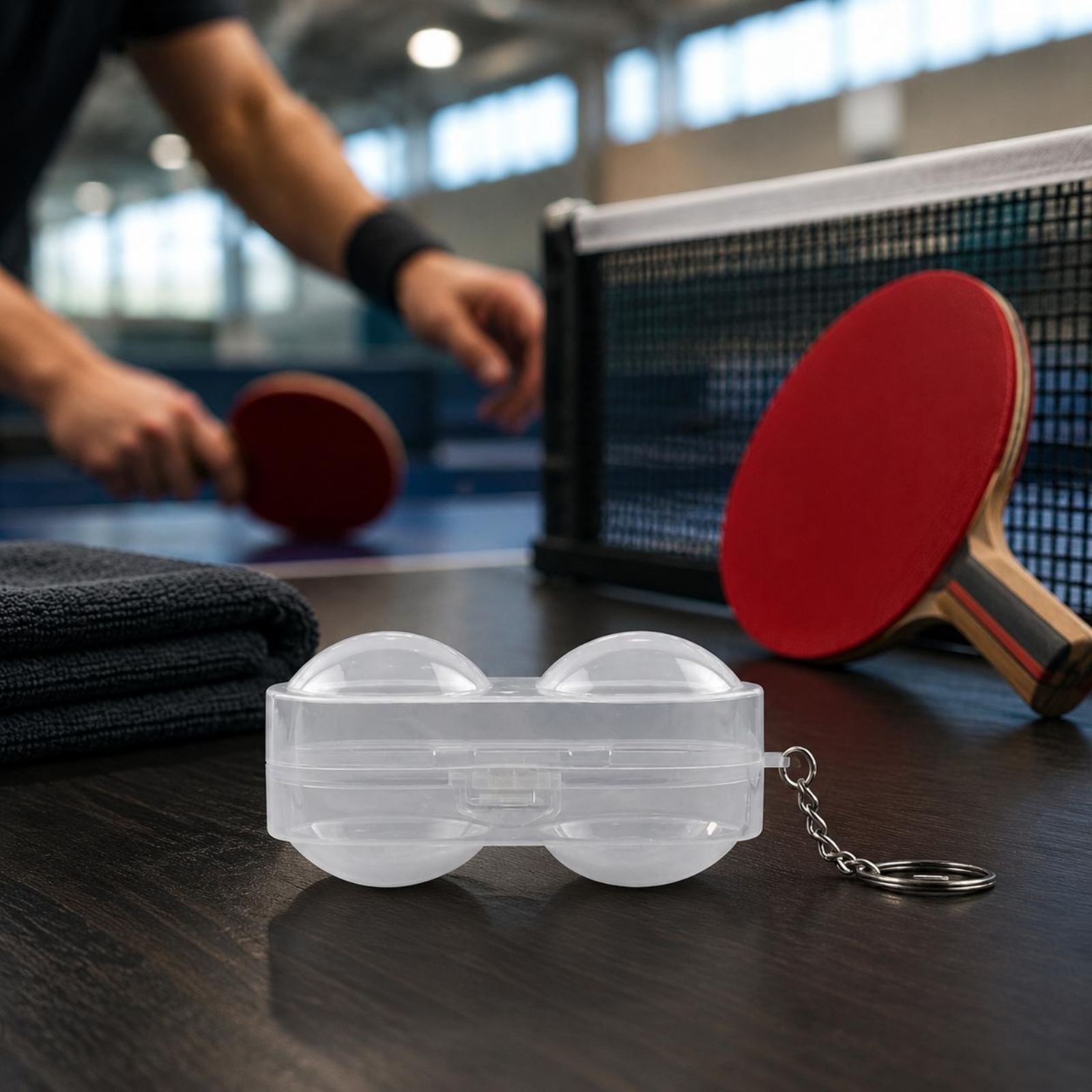 Table Tennis Ball Box Transpar - đánh giá và giá Table Tennis Keychain