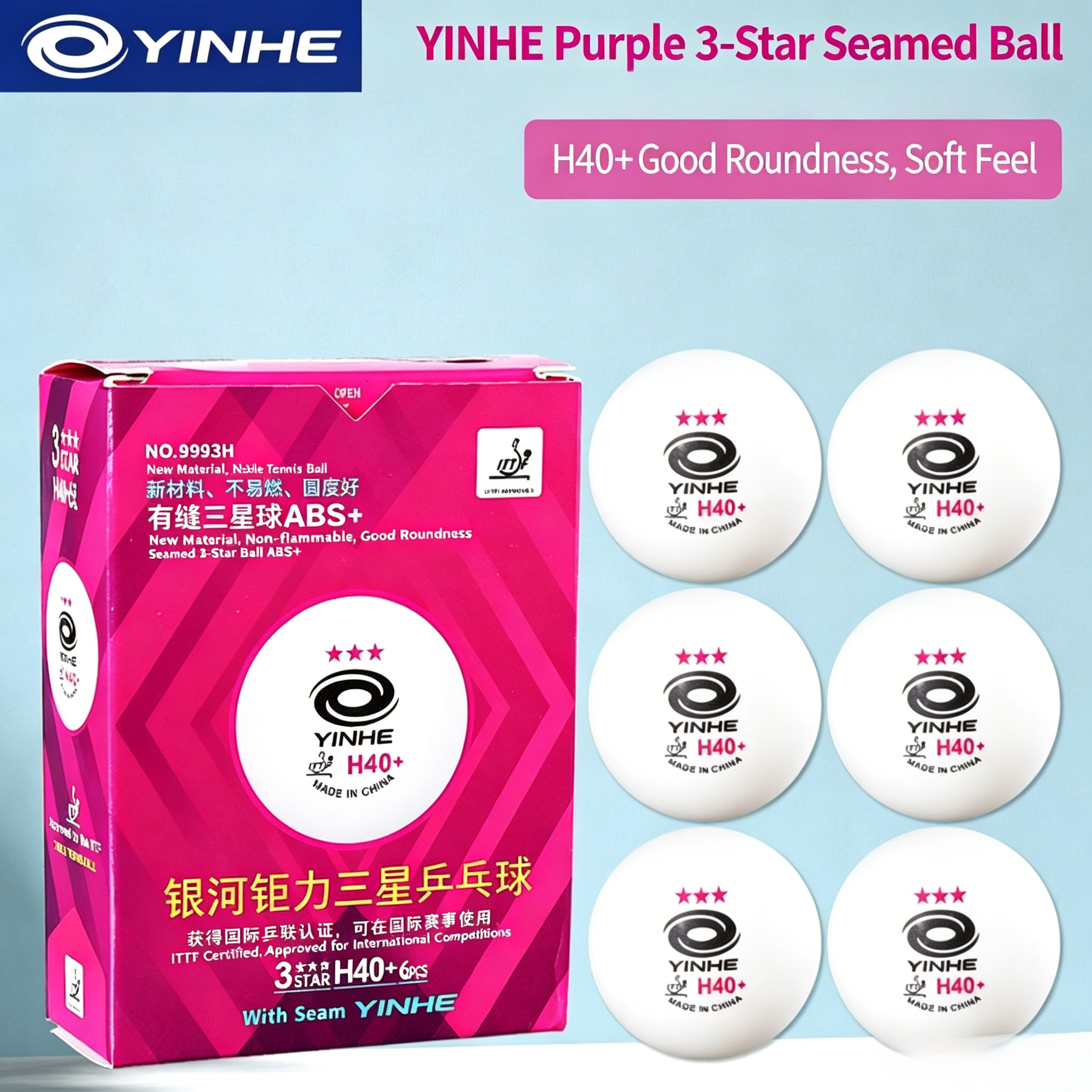 YINHE H40+/Y40+ Seamed Table T - đánh giá và giá Table Tennis Vr