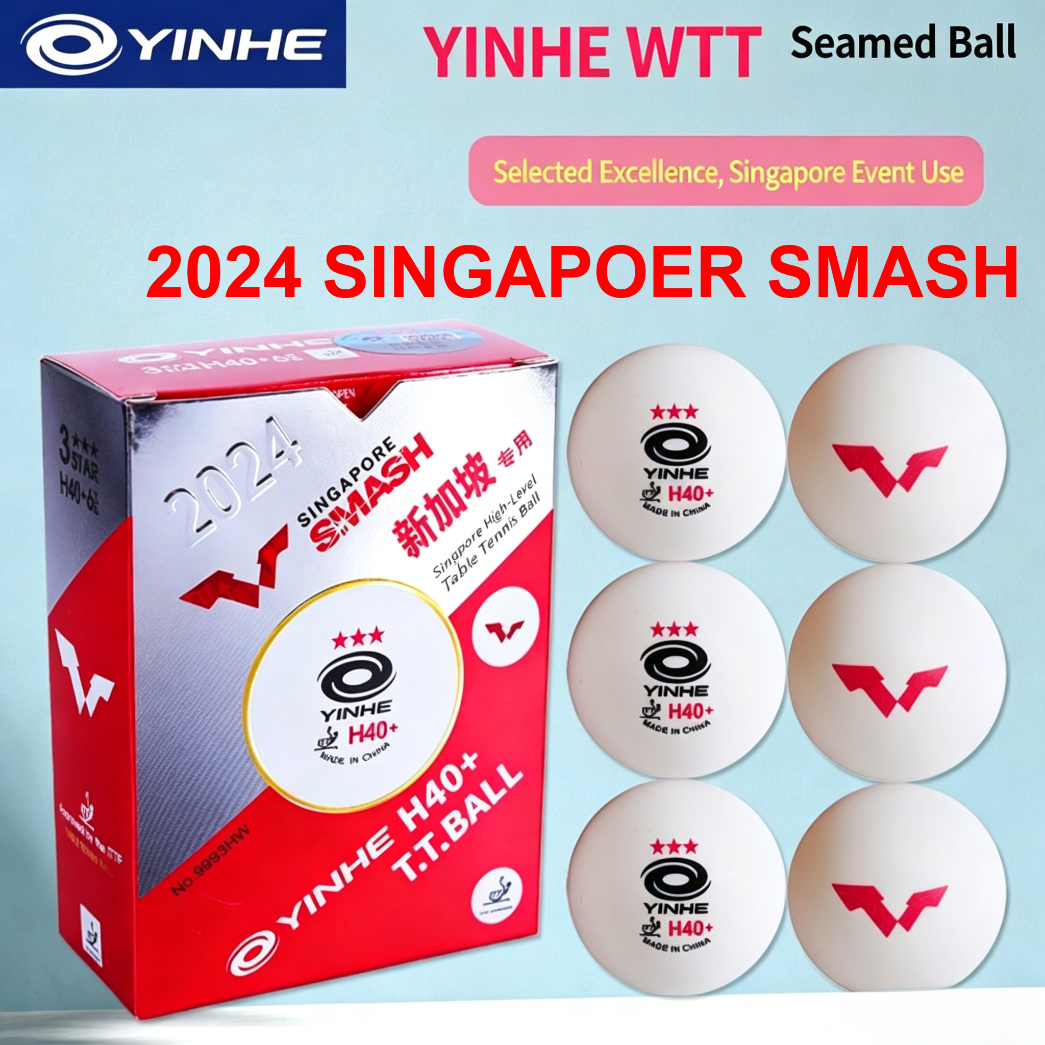 YINHE WTT H40+ Seamed Table Te - đánh giá và giá Table Tennis Video Game