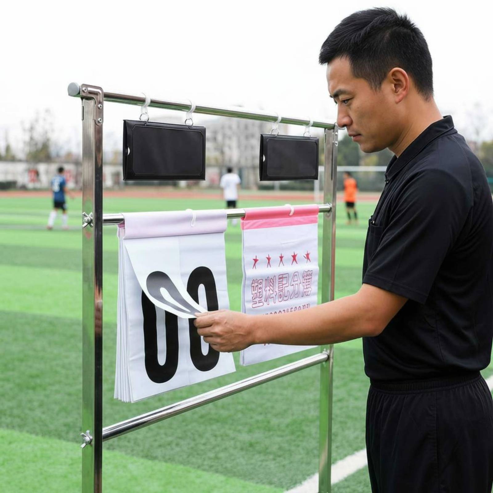 Portable Flip Scoreboard Plast - đánh giá và giá Table Tennis Games