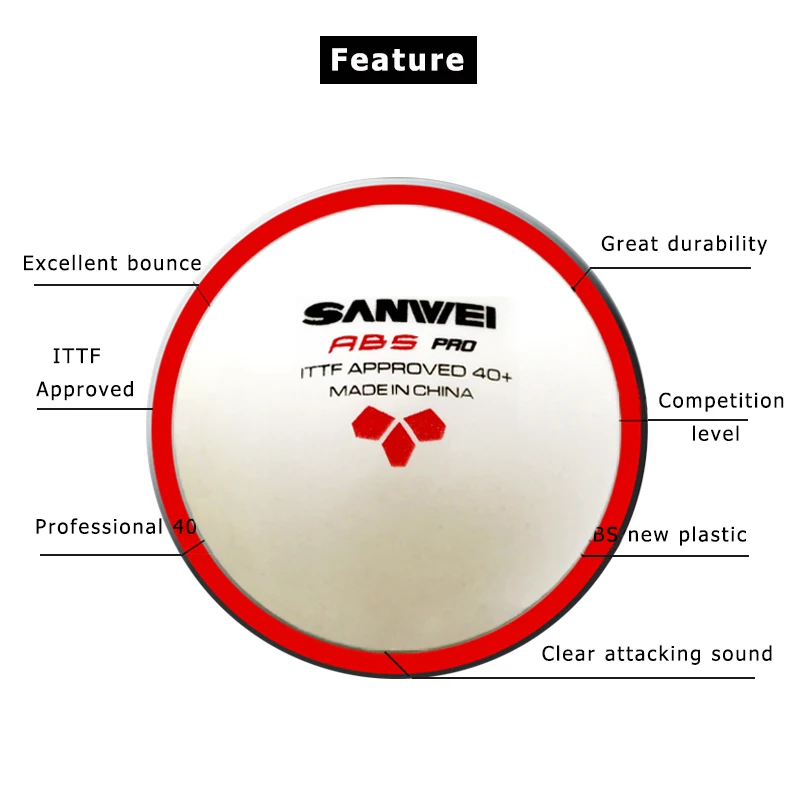 3Stars SANWEI ABS PRO 40+ Tabl - đánh giá và giá Table Tennis Vr
