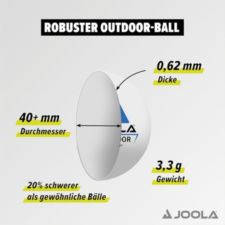 Outdoor Table Tennis Balls - 6 - đánh giá và giá Table Tennis Is Played With A