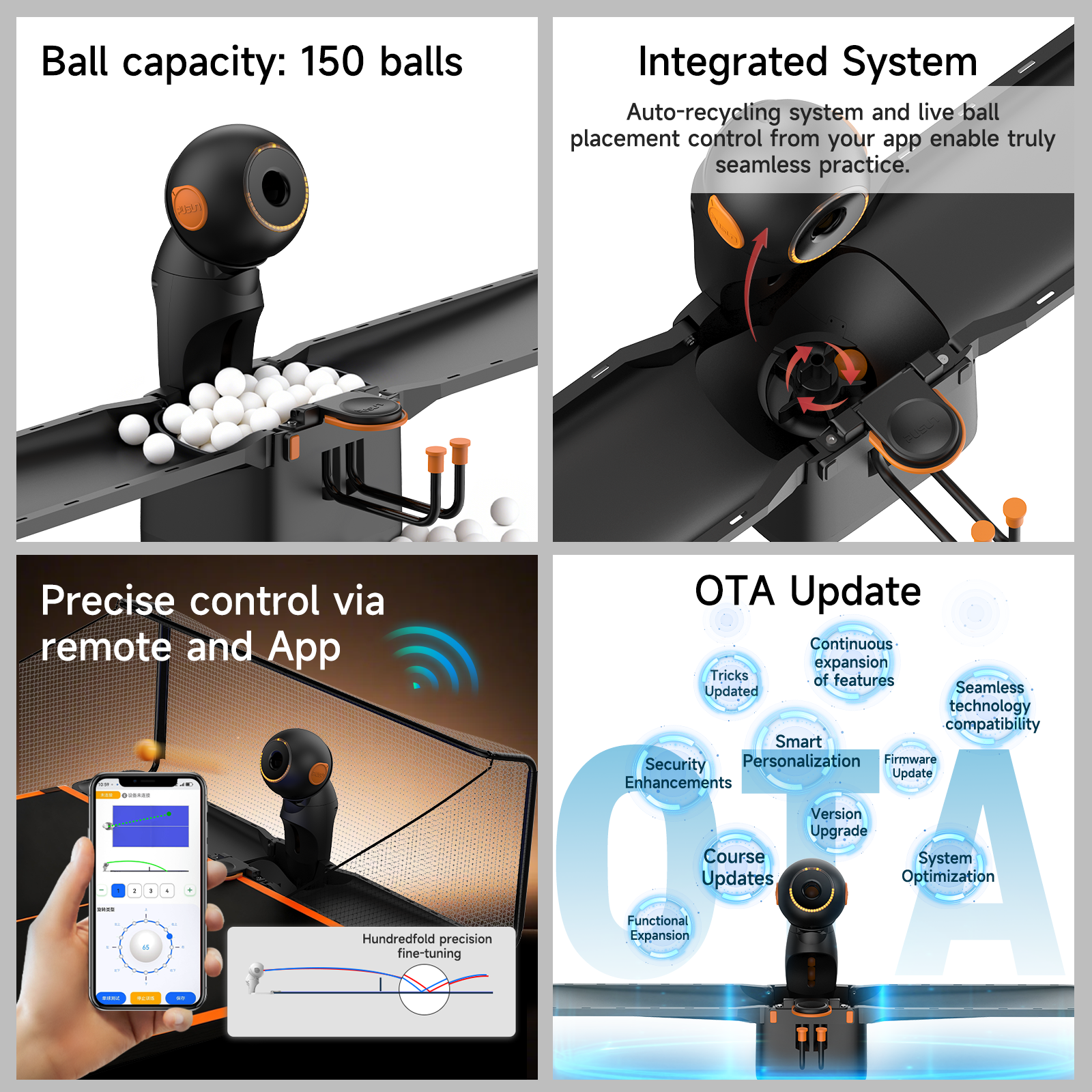 Table Tennis Robot with Ball R - đánh giá và giá Table Tennis Robot